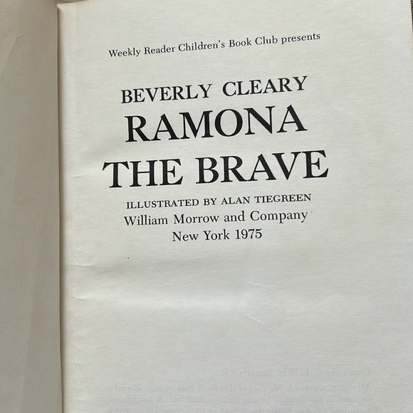 Vintage Ramona the Brave by Beverly Clearly Hardback Weekly Reader Book 70s - Picture 3 of 11